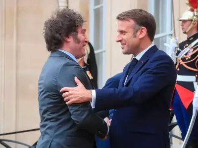 Javier Milei y Emmanuel Macron