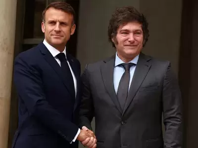 Javier Milei y Emmanuel Macron