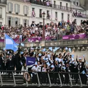 La delegación argentina desfiló en la ceremonia inaugural de los Juegos Olímpicos de París 2024