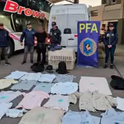 Un italiano fue detenido en Salta con 11 kilos de cocaína impregnada en 41 prendas de vestir