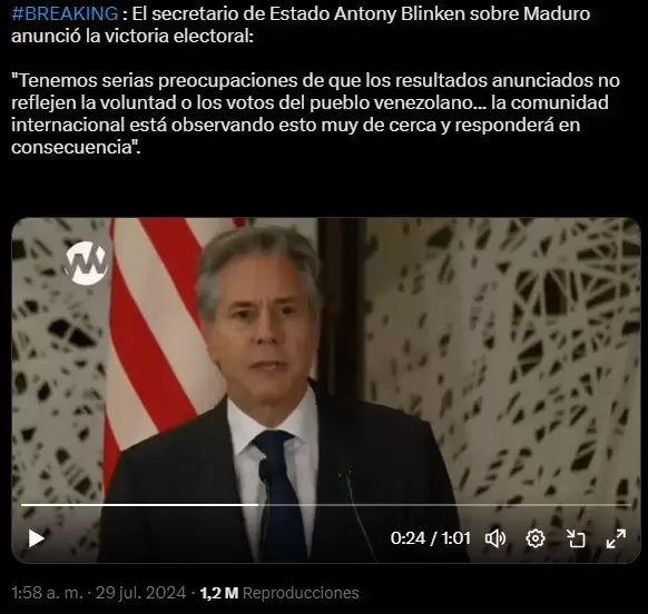 Antony Blinken - jefe de la diplomacia estadounidense