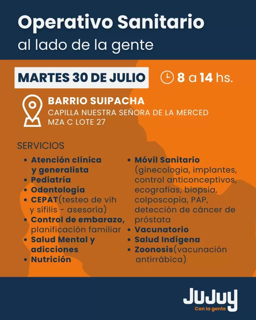 operativo sanitario suipacha