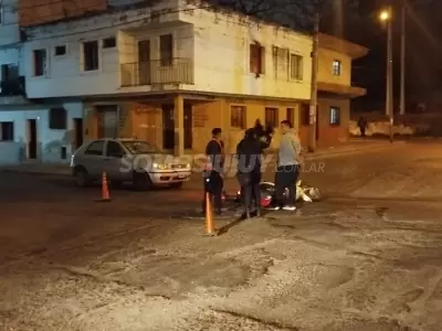 incidente vial en Escolstico Zegada y Junn