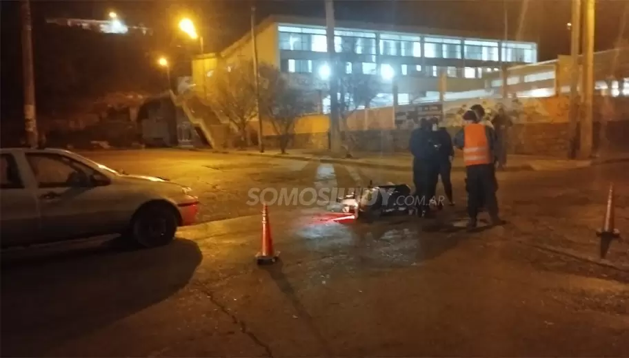 incidente vial en la esquina de Escolstico Zegada y Junn