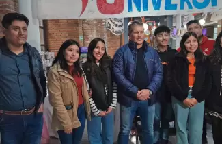 Juan Jenefes en la Facultad de Humanidades