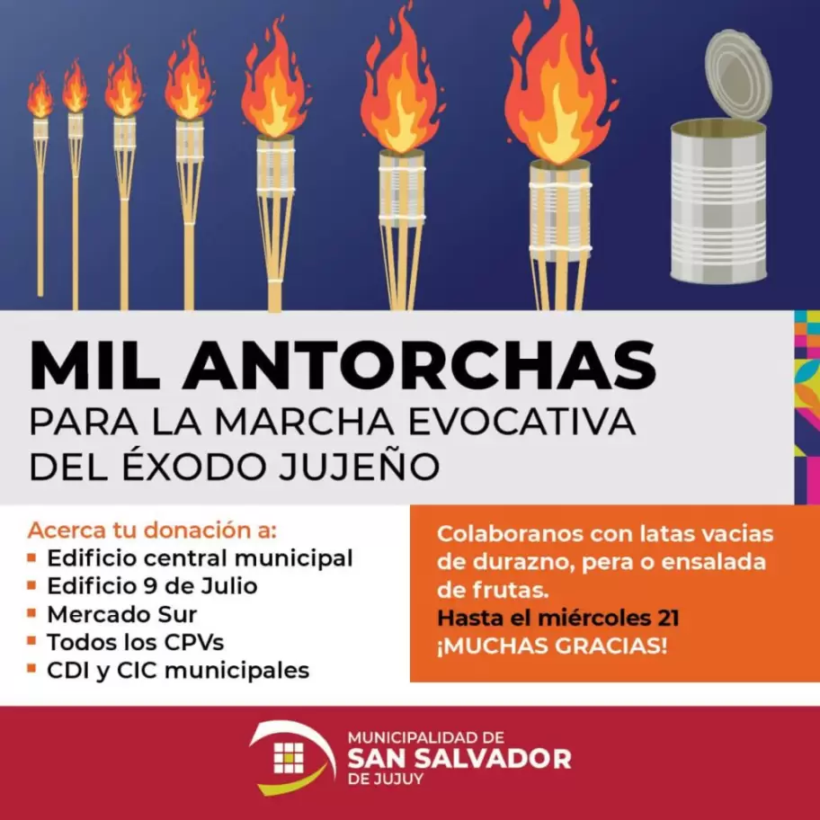 Campaa de recoleccin de antorchas