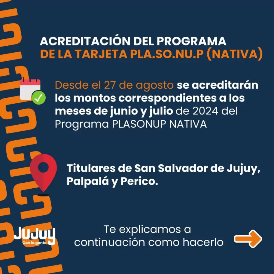 Acreditacin del Programa PLASONUP Nativa