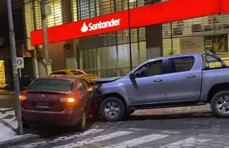 Choque en el centro