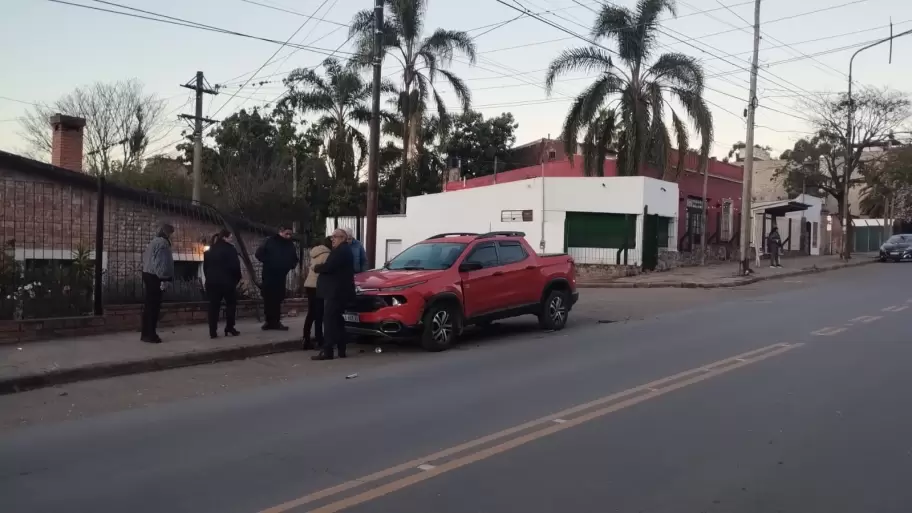 camioneta protagonista del siniestro vial