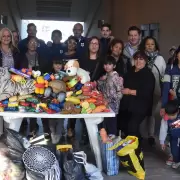 Futbolistas de Gimnasia entregaron donaciones a merenderos y comedores de la capital jujea