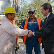 El Gobernador de la Provincia supervis las obras de repavimentacin en ruta 4