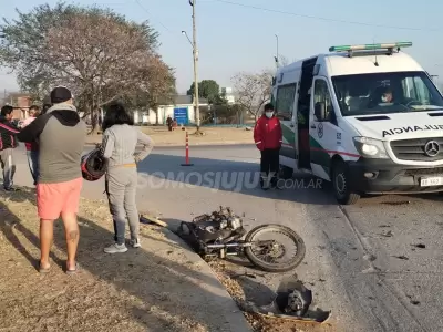 siniestro en colectora de ruta nacional 66