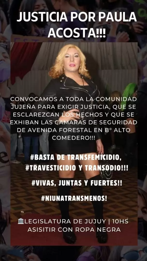 Convocan a marchar y piden justicia por Paula Acosta