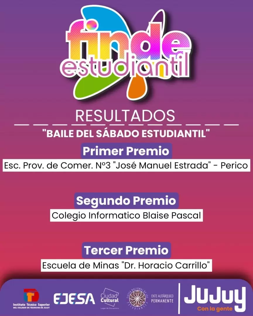 Resultados Baile Sbado Estudiantil