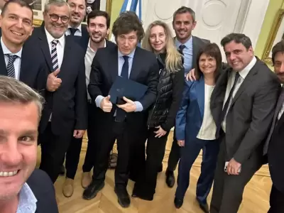 Diputados de la UCR en Casa Rosada