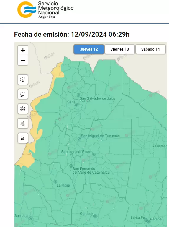 alerta mapa