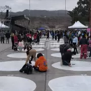 FNE 2024: comenz la tradicional Pintada Estudiantil en la Ciudad Cultural