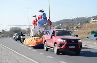 Traslado de carroza hacia Ciudad Cultural