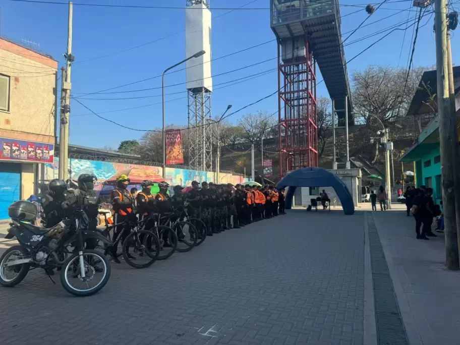 Operativo de Seguridad en la zona de la Vieja Terminal