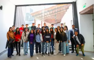 Estudiantes en el cabildo