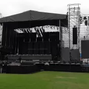 Escenario en el EStadios 23 de Agosto