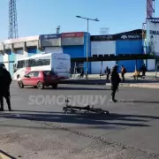 Ciclista fue embestido por una moto y resultÃ³ herido en avenida El Ãxodo