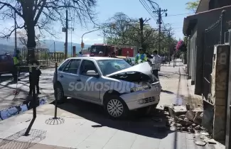 siniestro vial avenida Santibez