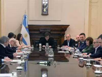 Milei y funcionarios