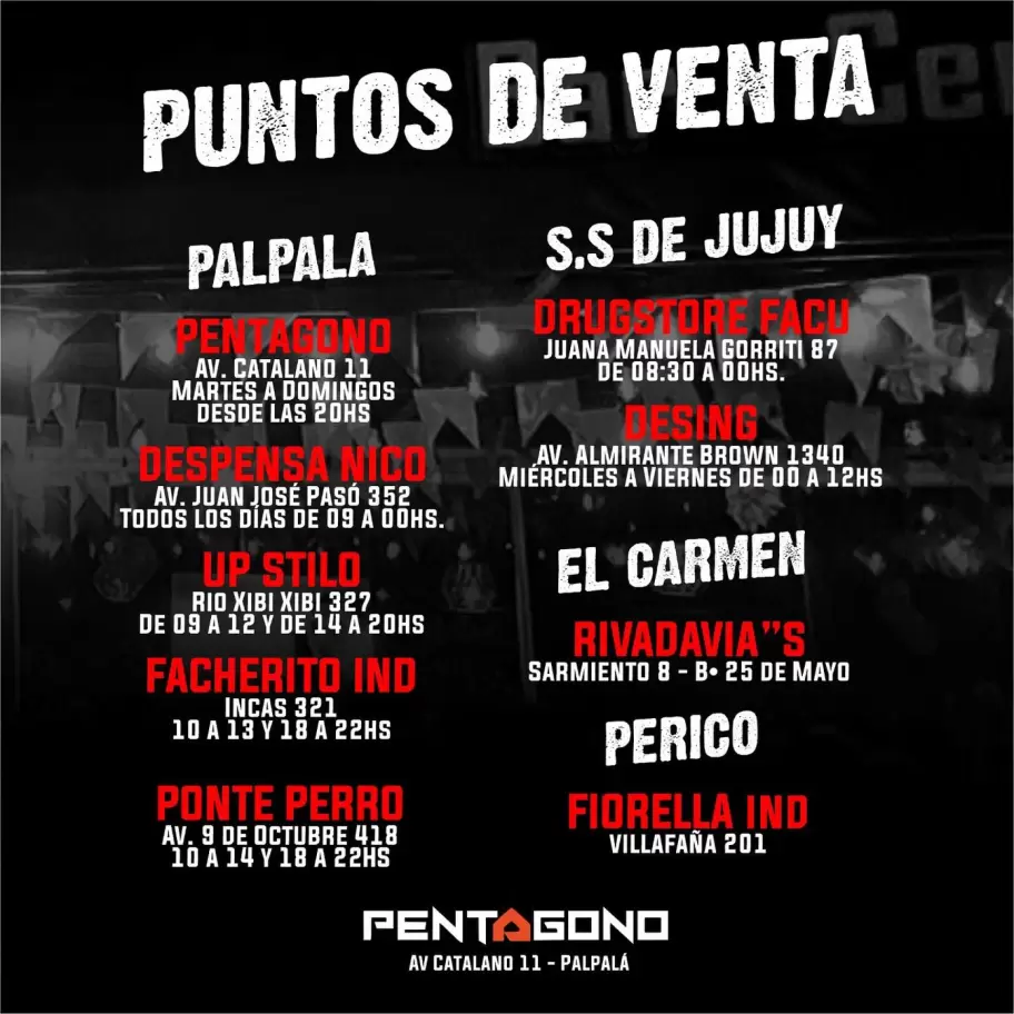 Puntos de venta físicos