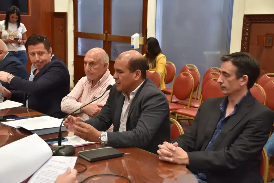reunion de comision en la legislatura