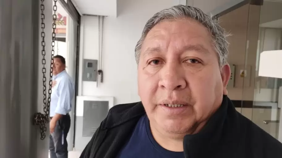 Miguel Mamani, secretario general del Centro de Empleados de Comercio
