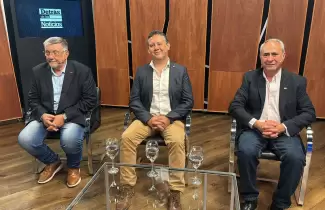 Jorge Gurrieri, Sebasti�n Mealla y Sebastian Lucero de la C�mara de Comercio Exterior