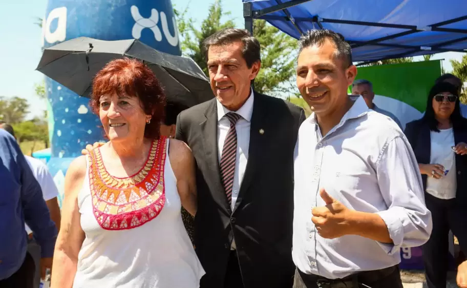 Sadir inauguró una obra de provisión de agua que beneficia a todos los vecinos El Ceibal