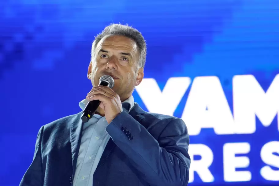 Yamandu Orsi, en un acto de campaña (Foto: Reuters)