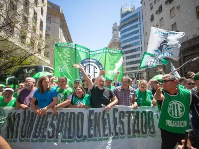 Los recortes ocasionaron protestas de diverso tipo de los gremios estatales como ATE