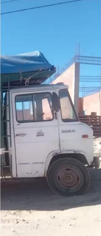 camión con el que los cuatreros se llevaban los animales