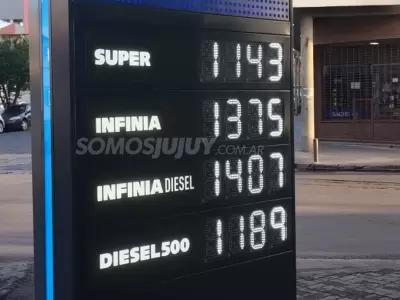 nuevos precios de los combustibles en YPF a partir del 1 de noviembre