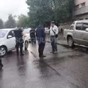 Giró en "u" y provocó un siniestro vial en cercanías al hospital Materno Infantil