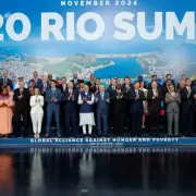 Milei no participó de la foto oficial en el cierre de la cumbre del G20