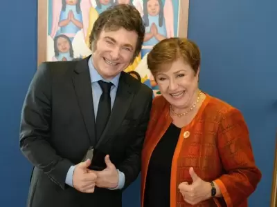 javier milei y kristalina goergieva