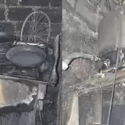 San Pedro: Bomberos socorrieron a una abuela y a su nieto luego de que se incendiara una vivienda