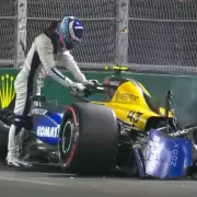 Franco Colapinto chocó en la clasificación y está en riesgo su participación en la carrera del GP de Las Vegas
