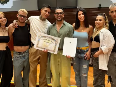 Mar�a Uriondo, Facundo Mazzei y bailarines