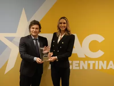 Lara Trump, en la CPAC en Buenos Aires. (Foto: Reuters/Agust�n Marcarian).