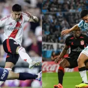 Liga Profesional: Estudiantes de La Plata venci� 5 a 4 a Racing y River empat� 1 -1 a San Lorenzo