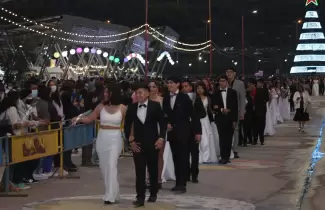 pasarela cena blanca