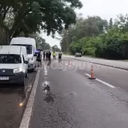 Cruz� la ruta, fue golpeado por un auto y termin� hospitalizado