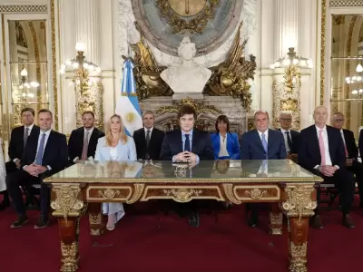 milei gabinete cadena nacional