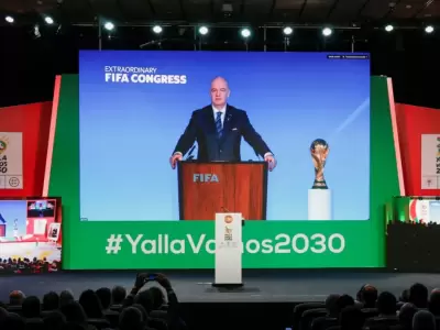 LA FIFA oficializ� a la Argentina como una de las sedes del Mundial 2030 y confirm� a Arabia Saudita para 2034