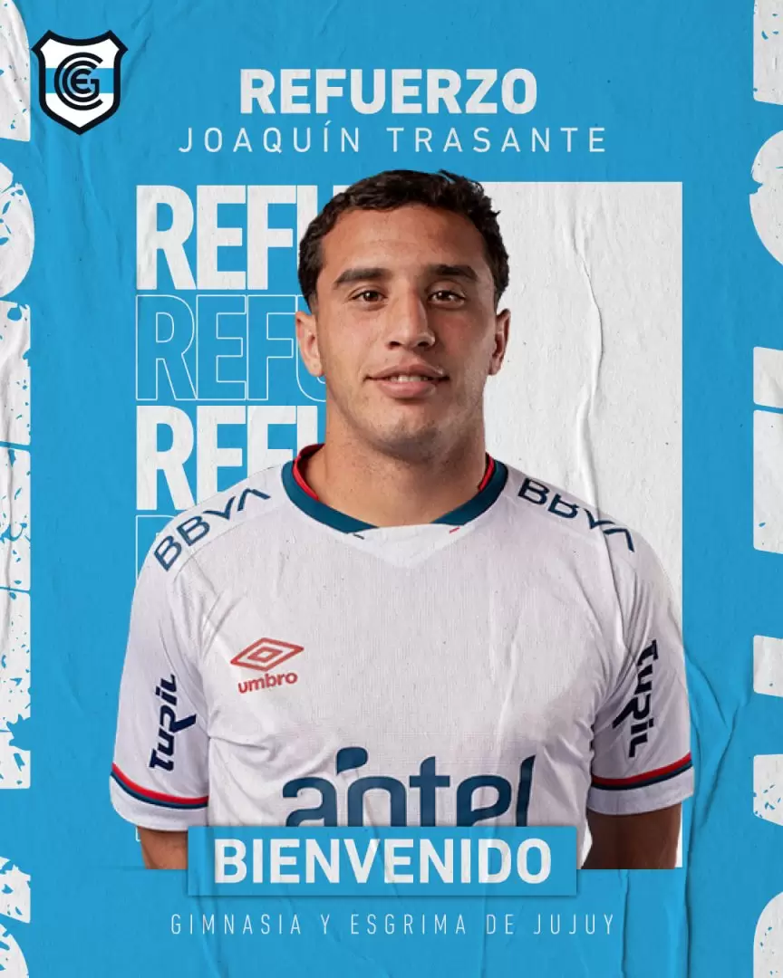 Joaqu�n Trasante, mediocampista refuerzo de Gimnasia de Jujuy
